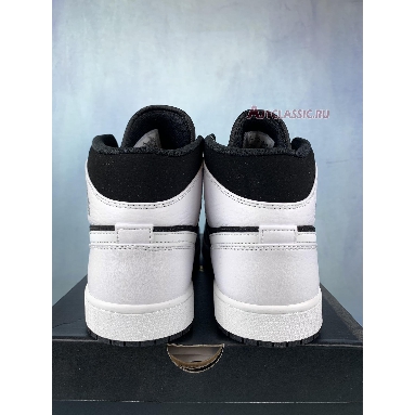 Buy Air Jordan 1 Retro Mid "Tuxedo" 554724-113-1 Quality Reps Replicas Shoes