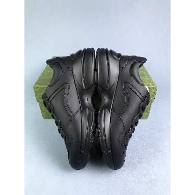 Buy Gucci Rhyton Sneaker "Black leather" 721751 0G2R0 1000 Quality Reps Replicas Shoes