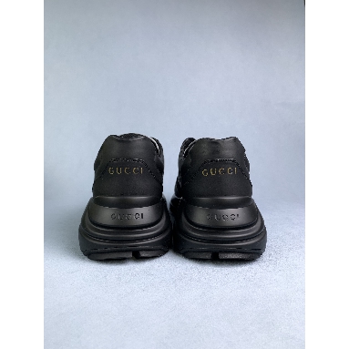 Buy Gucci Rhyton Sneaker "Black leather" 721751 0G2R0 1000 Quality Reps Replicas Shoes