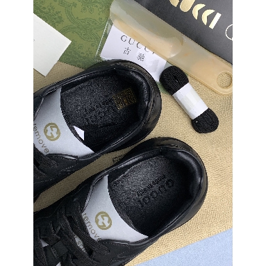 Buy Gucci Rhyton Sneaker "Black leather" 721751 0G2R0 1000 Quality Reps Replicas Shoes