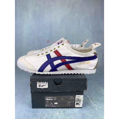 Buy Onitsuka Tiger Mexico 66 Slip-On "White Dark-Blue" D507L-0152-1 Quality Reps Replicas Shoes