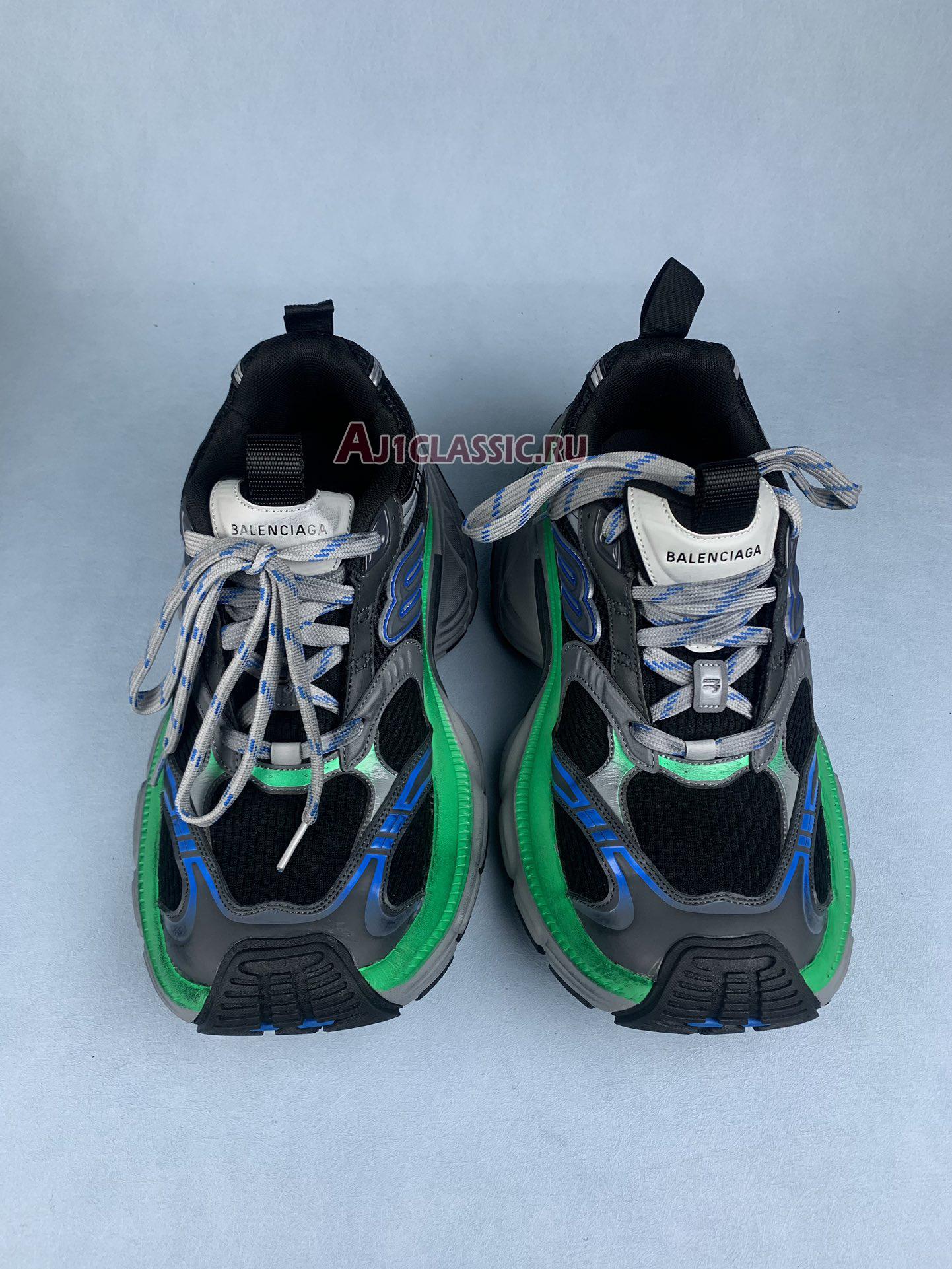 New Balenciaga 10XL Sneaker "Black Grey Blue Green" 784344 W2MV2 1143 Shoes