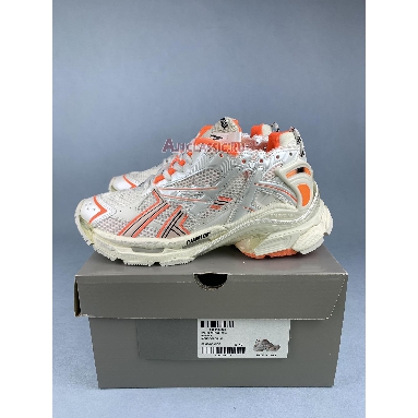 Buy Balenciaga Runner Sneaker "White Fluo Orange" 677402 W3RBM 9770 Quality Reps Replicas Shoes