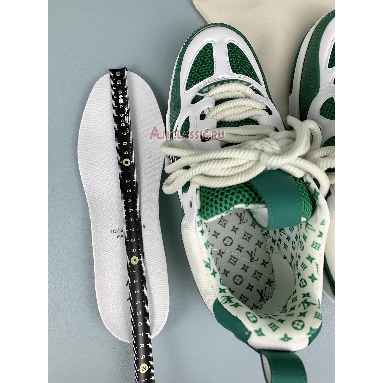 Buy Louis Vuitton LV Skate Sneaker "Green White" 1AC520 Quality Reps Replicas Shoes