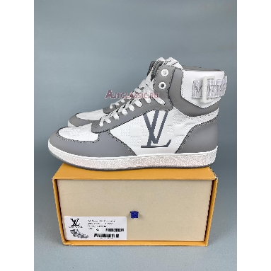 Buy Louis Vuitton Rivoli Sneaker Boot "Grey White" 1A9ZER-1 Quality Reps Replicas Shoes