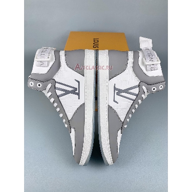 Buy Louis Vuitton Rivoli Sneaker Boot "Grey White" 1A9ZER-1 Quality Reps Replicas Shoes