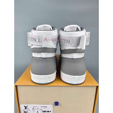 Buy Louis Vuitton Rivoli Sneaker Boot "Grey White" 1A9ZER-1 Quality Reps Replicas Shoes