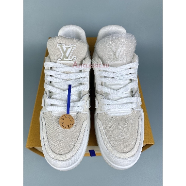 Buy Louis Vuitton LV Trainer Sneaker "Beige" 1AC68E Quality Reps Replicas Shoes