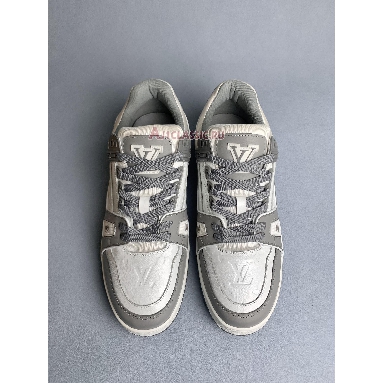 Buy Louis Vuitton LV Trainer Sneaker "Grey White" 1A8KBA Quality Reps Replicas Shoes