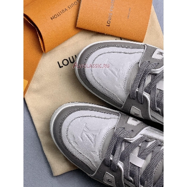 Buy Louis Vuitton LV Trainer Sneaker "Grey White" 1A8KBA Quality Reps Replicas Shoes