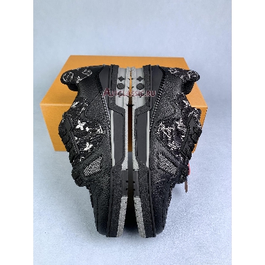 Buy Louis Vuitton LV Trainer Sneaker "Nigo Black Denim" 1A9IPX Quality Reps Replicas Shoes