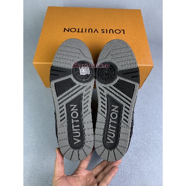 Buy Louis Vuitton LV Trainer Sneaker "Nigo Black Denim" 1A9IPX Quality Reps Replicas Shoes