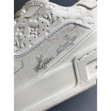 Buy Louis Vuitton LV Trainer Sneaker "White Grey Signature" 1A8WAY-1 Quality Reps Replicas Shoes