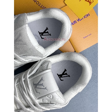 Buy Louis Vuitton LV Trainer Sneaker "White Grey Signature" 1A8WAY-1 Quality Reps Replicas Shoes