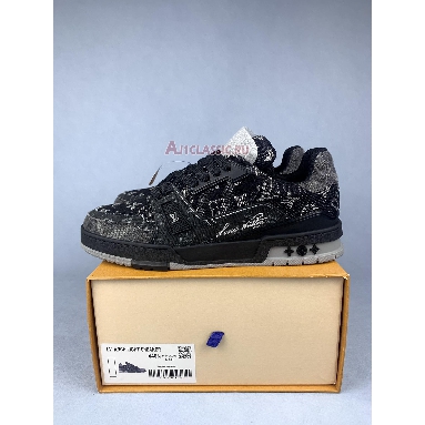 Buy Louis Vuitton LV Trainer Sneaker "Black" 1AC4Z7 Quality Reps Replicas Shoes