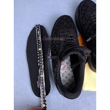Buy Louis Vuitton x Air Force 1 Low x Virgil Abloh "Black" 1A9VD6 Quality Reps Replicas Shoes