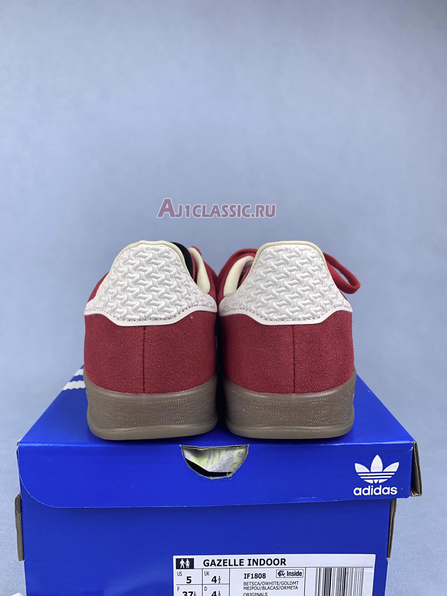New Adidas Gazelle Indoor "Red White" IF1808 Shoes