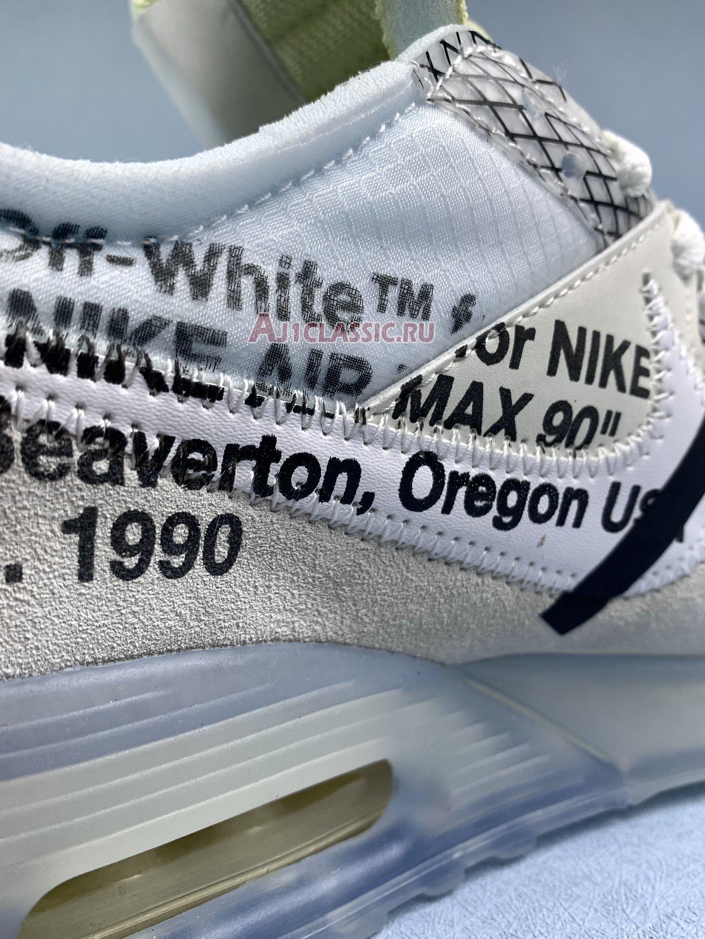 New Off-White x Nike Air Max 90 "The Ten" AA7293-100 Shoes