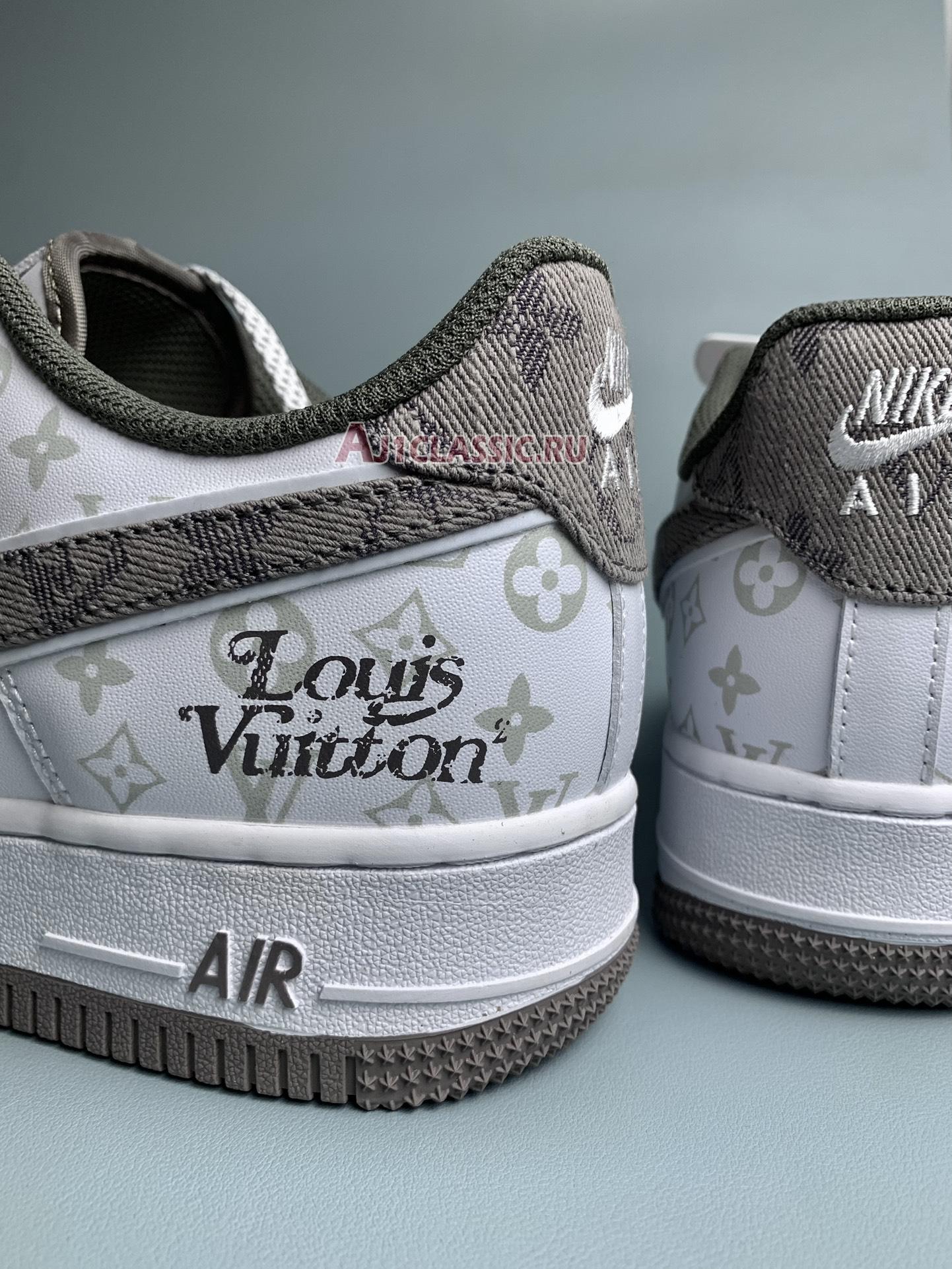 New Louis Vuitton x Nike Air Force 1 "White Brown" CV0670-300 Shoes