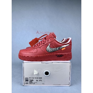 Buy Off-White x Nike Air Force 1 Low "Brick Red" AO4297-600 Quality Reps Replicas Shoes