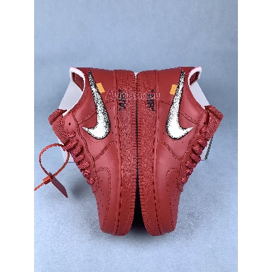 Buy Off-White x Nike Air Force 1 Low "Brick Red" AO4297-600 Quality Reps Replicas Shoes