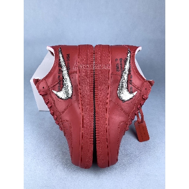 Buy Off-White x Nike Air Force 1 Low "Brick Red" AO4297-600 Quality Reps Replicas Shoes