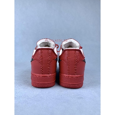 Buy Off-White x Nike Air Force 1 Low "Brick Red" AO4297-600 Quality Reps Replicas Shoes