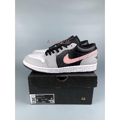 Buy Air Jordan 1 Low "Grey Fog Bleached Coral" 553558-062-1 Quality Reps Replicas Shoes