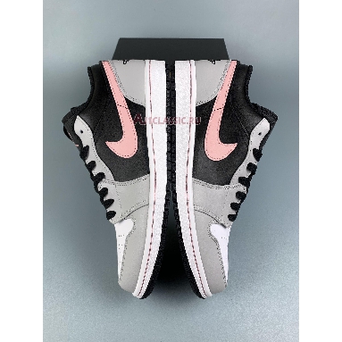 Buy Air Jordan 1 Low "Grey Fog Bleached Coral" 553558-062-1 Quality Reps Replicas Shoes