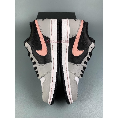 Buy Air Jordan 1 Low "Grey Fog Bleached Coral" 553558-062-1 Quality Reps Replicas Shoes
