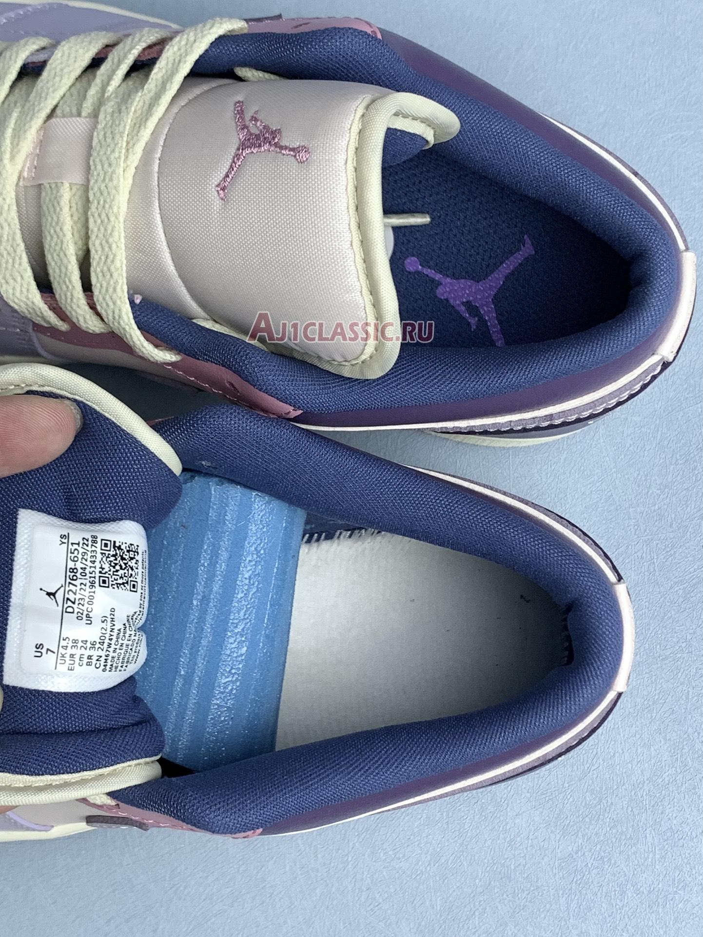 New Air Jordan 1 Low "Pastel Plum" DZ2768-651 Shoes