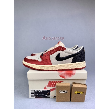 Buy Trophy Room x Air Jordan 1 Retro Low OG SP "Rookie Card - Away" FN0432-100 Quality Reps Replicas Shoes