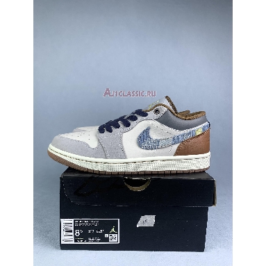 Buy Air Jordan 1 Low SE "Repaired Denim Swoosh" FZ5042-041 Quality Reps Replicas Shoes