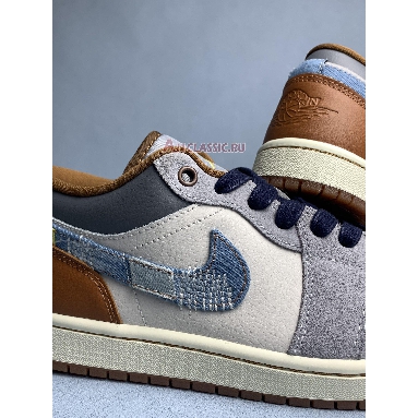 Buy Air Jordan 1 Low SE "Repaired Denim Swoosh" FZ5042-041 Quality Reps Replicas Shoes