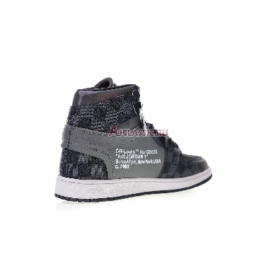 Buy Louis Vuitton x Off-White x Air Jordan 1 "Off-Louis Grey Black" AQ0818-001 (Includes one LV suitcase) Quality Reps Replicas Shoes