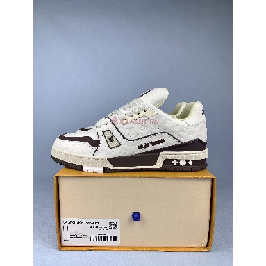 Buy Louis Vuitton by Tyler the Creator LV "White Mocha" Trainer Sneaker 1ACR5I Quality Reps Replicas Shoes
