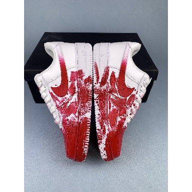 Buy Nike Air Force 1 Low 07 "Custom Blood Stained White Red" CW2288-111-4 Quality Reps Replicas Shoes