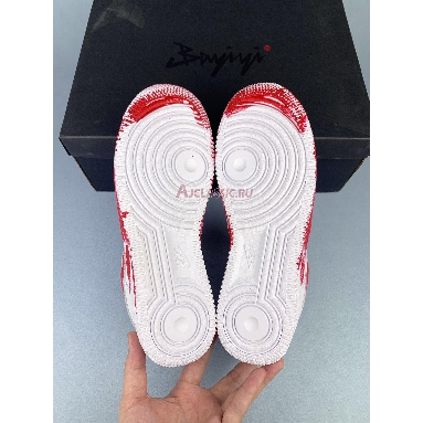 Buy Nike Air Force 1 Low 07 "Custom Blood Stained White Red" CW2288-111-4 Quality Reps Replicas Shoes