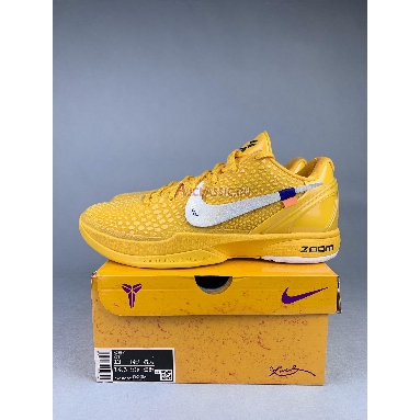 Buy Off White x Nike Kobe 6 Protro "Chaos Yellow Jaune OW" CW2190-501 Quality Reps Replicas Shoes