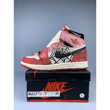 Buy Custom Air Jordan 1 Retro High "Spider- Red Black" DV1748-601-2 Quality Reps Replicas Shoes
