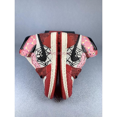 Buy Custom Air Jordan 1 Retro High "Spider- Red Black" DV1748-601-2 Quality Reps Replicas Shoes