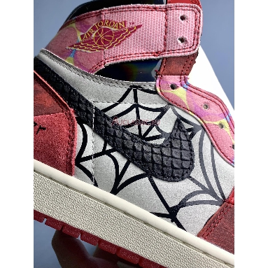 Buy Custom Air Jordan 1 Retro High "Spider- Red Black" DV1748-601-2 Quality Reps Replicas Shoes