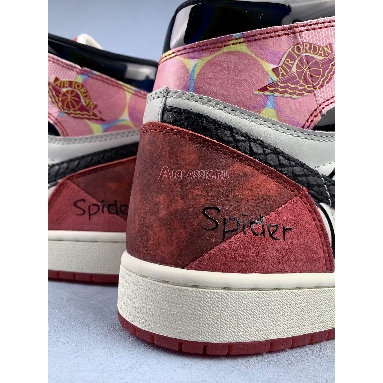 Buy Custom Air Jordan 1 Retro High "Spider- Red Black" DV1748-601-2 Quality Reps Replicas Shoes