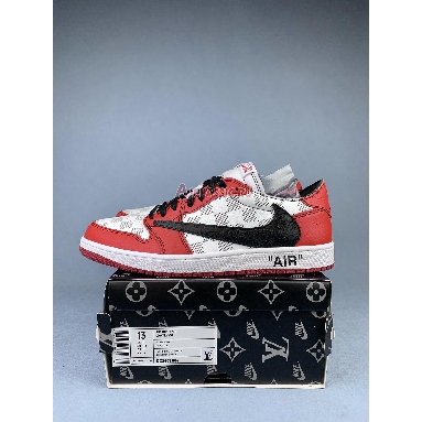 Buy Custom Travis Scott x Off-White x Louis Vuitton x Air Jordan Low "Chicago" DZ2403-006 Quality Reps Replicas Shoes