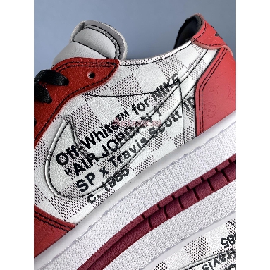 Buy Custom Travis Scott x Off-White x Louis Vuitton x Air Jordan Low "Chicago" DZ2403-006 Quality Reps Replicas Shoes