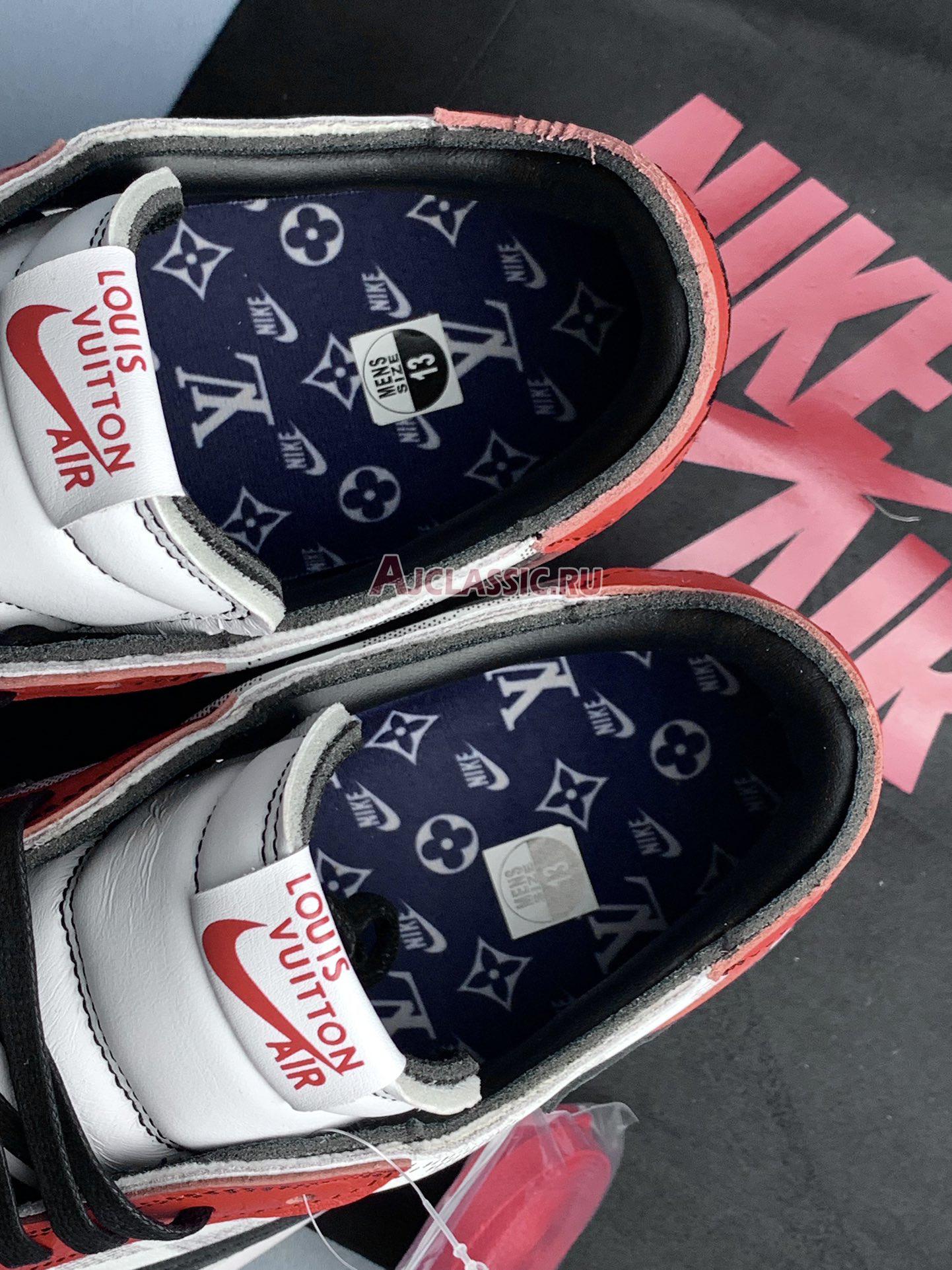 New Custom Travis Scott x Off-White x Louis Vuitton x Air Jordan Low "Chicago" DZ2403-006 Shoes