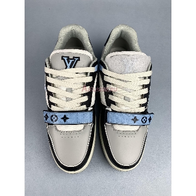 Buy Louis Vuitton LV Trainer Sneaker "Blue Grey Black" 1AC510 Quality Reps Replicas Shoes
