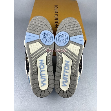 Buy Louis Vuitton LV Trainer Sneaker "Blue Grey Black" 1AC510 Quality Reps Replicas Shoes