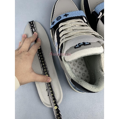 Buy Louis Vuitton LV Trainer Sneaker "Blue Grey Black" 1AC510 Quality Reps Replicas Shoes