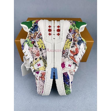Buy Louis Vuitton LV Trainer Sneaker "Comic Motifs Multi" 1AB9XI Quality Reps Replicas Shoes